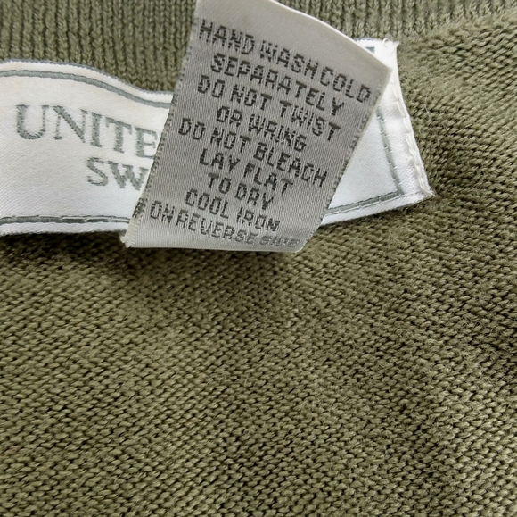 United States Sweater | Olive Green Embellished Cardigan | Small - Picture 7 of 7